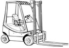 Thumbnail Linde LPG Forklift Truck 350-03 Series: H12, H16, H18, H20 Operating Manual (User Manual)