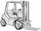 Thumbnail Linde IC-Engined Forklift Truck Type 351: H20, H25, H30 Service Training Manual