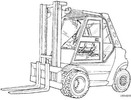 Thumbnail Linde Diesel Forklift Truck 353-02 Series: H50, H60, H70, H80 Operating Manual (User Manual)