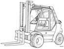 Thumbnail Linde LPG Forklift Truck 353 Series: H50, H60, H70, H80 Operrating Manual (User Manual)