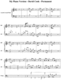 Thumbnail Music Sheet - David Cook - Permanent