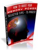 Thumbnail How to Boost Your Memory Power download free PLR ebook