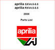 Thumbnail APRILIA SXV 450 550 & RXV 450 500 Parts Catalogue 2008