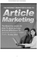 Thumbnail Marketers Guide to Article Marketing Thumbnail Marketers Guide to Article Marketing
