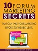 Thumbnail 10 Forum Marketing Secrets.