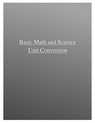 Thumbnail Basic Math and Science Unit Conversion