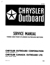 Thumbnail Chrysler Outboard 3 and 4 Cylinder Three and Four Cylinder Service manual download