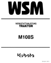 Thumbnail KUBOTA Tractor M108S Workshop Service Manual (GERMAN)