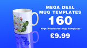 Thumbnail 160 High resolution mug templates 300dpi