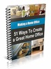 Thumbnail Create Office, 51 Ways to Create a Great Home Office eBook