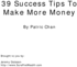 Thumbnail 39 Success Tips To Make More Money