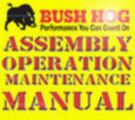 Thumbnail BUSH HOG HM2007 HM2008 OPERATION MAINTENANCE OWNERS MANUAL