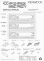 Thumbnail KENWOOD KDC-MP425 MP6026 W6027 W6027Y SERVICE MANUAL Thumbnail KENWOOD KDC-MP425 MP6026 W6027 W6027Y SERVICE MANUAL