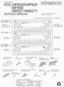 Thumbnail CD RECEIVER KDC-MP6025 MP625 MP858 W6527 W6527Y SERVICE MA Thumbnail CD RECEIVER KDC-MP6025 MP625 MP858 W6527 W6527Y SERVICE MA