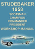 Thumbnail Studebaker Champion, Commander, President 1958 Shop Manual
