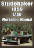 Thumbnail STUDEBAKER Lark Deluxe, Regal 6 cyl & V8 1959 Shop Manual Thumbnail STUDEBAKER Lark Deluxe, Regal 6 cyl & V8 1959 Shop Manual
