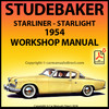 Thumbnail STUDEBAKER Starlight and Starliner Coupe 1954 Shop Manual
