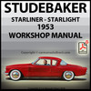 Thumbnail STUDEBAKER Starlight and Starliner Coupe 1953 Shop Manual
