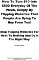Thumbnail Earn money flipping websites