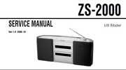 Thumbnail Sony ZS-2000 Service manual