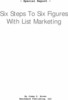 Thumbnail 6 Steps To 6 Figures With List Building