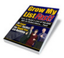 Thumbnail Grow My List Fast eBook