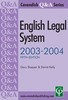 Thumbnail English Legal System Q&A 2003-2004