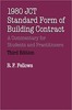 Thumbnail 1980 JCT Standard Form of Building Contract