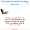 Thumbnail Immediate Article Writing Income