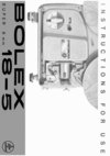 Thumbnail Bolex 18-5 english