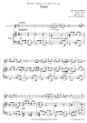 Thumbnail Albeniz, Tango - Piano Clarinet Sheet music