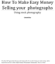 Thumbnail how to make Hundreds of dollars selling your photographs Thumbnail how to make Hundreds of dollars selling your photographs