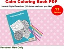 Thumbnail Calm Coloring Book Adults Printable Pdf