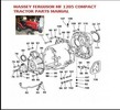 Thumbnail Massey Ferguson MF1205 Compact Tractor Parts Manual Thumbnail Massey Ferguson MF1205 Compact Tractor Parts Manual