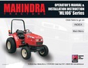 Thumbnail Mahindra ML106 Loader Operator Manual on 2615 Mahindra Tract Thumbnail Mahindra ML106 Loader Operator Manual on 2615 Mahindra Tract