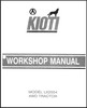 Thumbnail Kioti LK2554 Tractor Workshop Overhaul Repair Manual 4WD  - 
