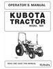 Thumbnail Kubota B20 Tractor Operator Owners Maintenance Manual Thumbnail Kubota B20 Tractor Operator Owners Maintenance Manual