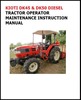 Thumbnail KIOTI DK45 & DK50 DIESEL TRACTOR OPERATOR MAINTENANCE INSTRU Thumbnail KIOTI DK45 & DK50 DIESEL TRACTOR OPERATOR MAINTENANCE INSTRU