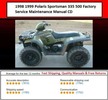 Thumbnail Polaris Sportsman 335 500 Factory Service Maintenance 1998 1
