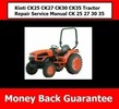 Thumbnail Kioti CK25 CK27 CK30 CK35 Tractor Repair Service Manual CK 2