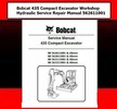 Thumbnail Bobcat 435 Compact Excavator Workshop Hydraulic Service Repa
