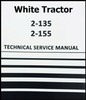 Thumbnail 2-135 White Tractor Technical Service Shop Repair Manual  Diesel 2 135