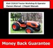 Thumbnail Kioti CS2610 Tractor Workshop & Operator Owners Manual  - 2 Repair Manuals