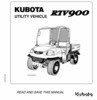 Thumbnail Kubota RTV 900 RTV900 Utility Vehicle Diesel Operators Maint