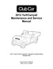Thumbnail 2012 Club Car Turf Carryall Golf Cart Service & Maintenance Manual