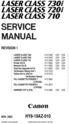 Thumbnail Canon Laser Class 710/730i/720i service and parts manual Thumbnail Canon Laser Class 710/730i/720i service and parts manual