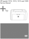 Thumbnail HP Laserjet 1010, 1012, 1015, 1020 service manual