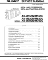 Thumbnail Sharp AR-M550N/M550U, AR-M620N/M620U Parts & ServiceManual Thumbnail Sharp AR-M550N/M550U, AR-M620N/M620U Parts & ServiceManual