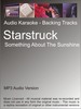Thumbnail Starstruck - Something About The Sunshine - Karaoke