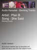 Thumbnail Plan B - She Said - Karaoke